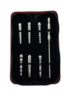 Rouge Stainless Steel Penis Plug Set with Handle - Silver