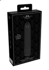 Royal Gems Imperial Silicone Rechargeable Bullet - Black