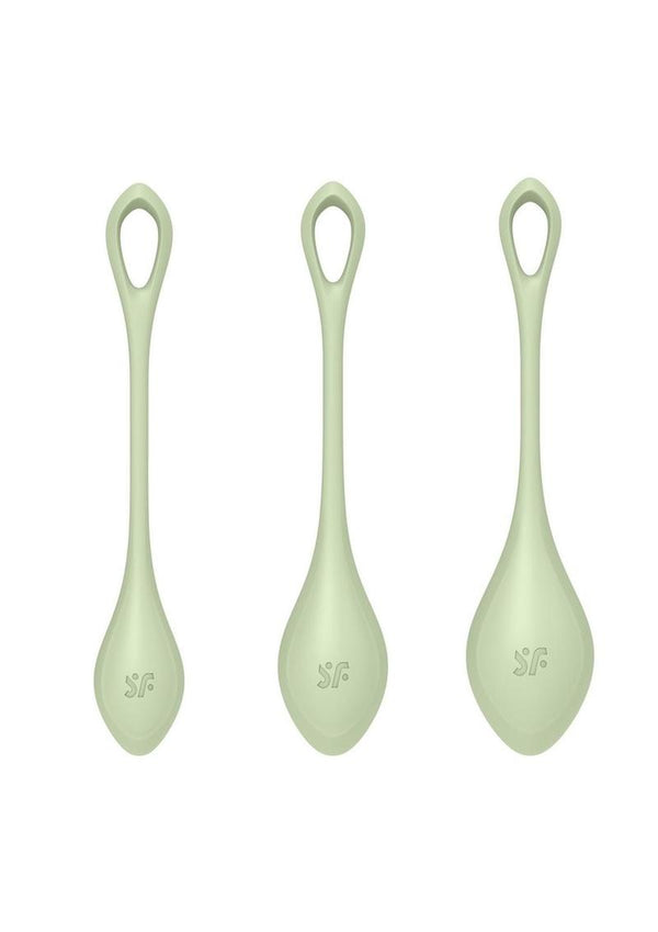 Satisfyer Yoni Power 2 Silicone Weighted Ben Wa Balls Set - Light