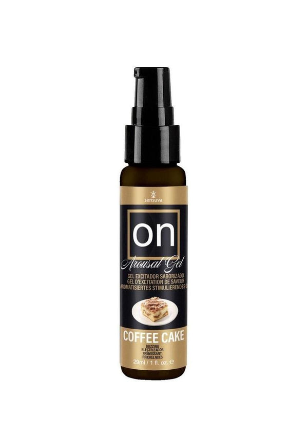 Sensuva On Arousal Gel Water Base Coffee Cake Flavor - 1oz