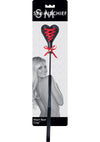 Sex and Mischief Heart Beat Crop - Black/Red