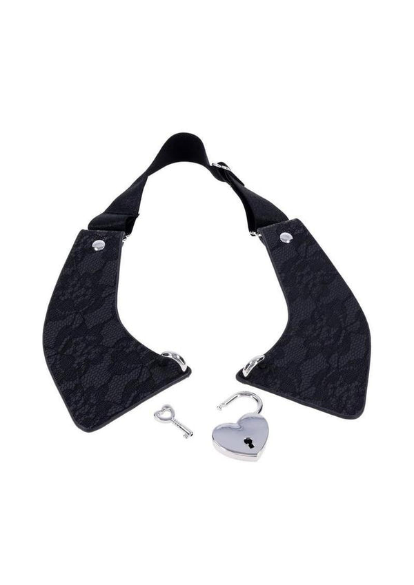 Sex and Mischief Heartbound Lace Day Collar