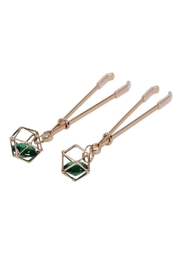 Sex and Mischief Indica Crystal Nipple Clips