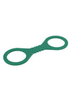Sex and Mischief Indica Silicone Cuffs - Green - Small