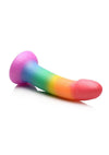 Simply Sweet Phallic Silicone Rainbow Dildo