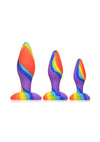 Simply Sweet Rainbow Silicone Butt Plug