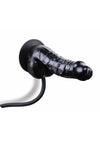 Size Up Ripple Inflatable Silicone Dildo with Balls
