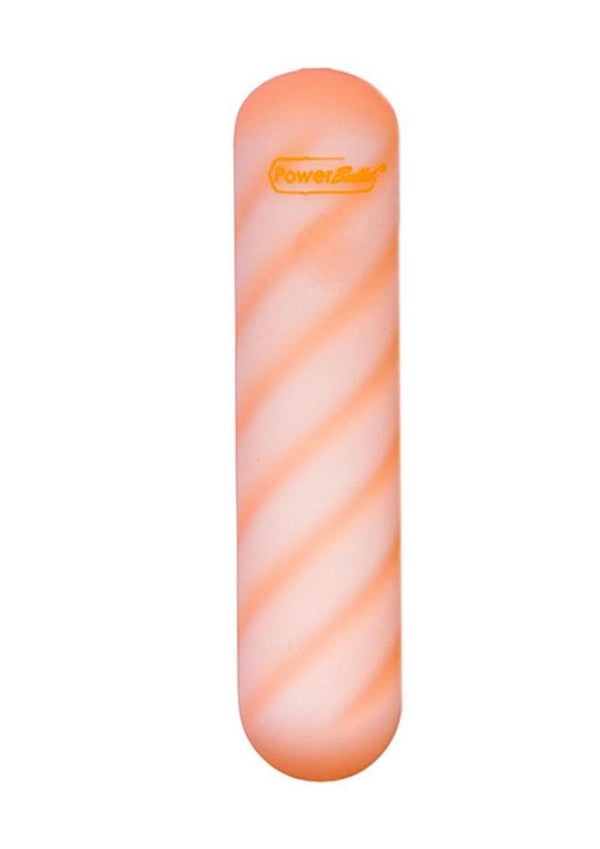 Softies Dual Silicone Rechargeable Body Bullet Vibrator - Orange - 4in