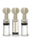 Temptasia Clit and Nipple Twist Suckers - Clear - Set Of 3