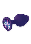 The 9 Booty Talk Plug Neon Leaf