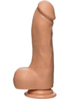 The D Master D Firmskyn Dildo with Balls - Flesh/Vanilla - 7.5in