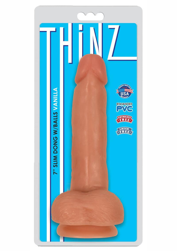 Thinz Slim Dong with Balls - Vanilla - 7in