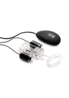 Trinity Men 20x Dual Cock Teaser with Cock and Ball Ring - Clear