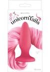 Unicorn Tails Silicone Anal Plug - Pastel Pink/Pink