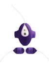 Vedo Kimi Rechargeable Silicone Dual Finger Vibrator - Deep Purple