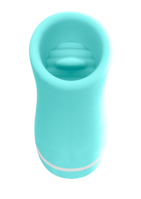 Vedo Liki Rechargeable Silicone Flicker Clitoral Vibrator - Teal