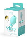 Vedo Vino Silicone Rechargeable Sonic Clitoral Vibrator - Blue/Turquoise