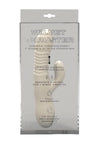 Velvet Gogo All-In-1 Thruster Rechargeable Silicone Dildo - Vanilla