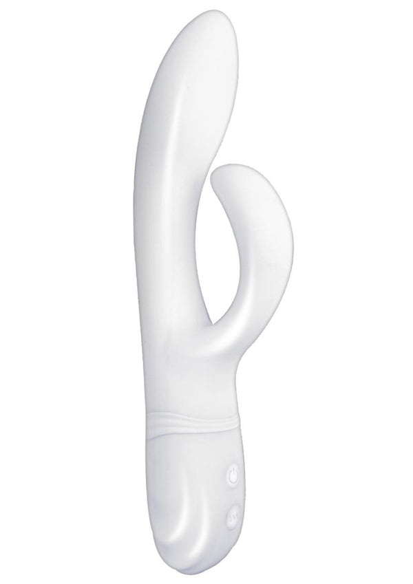 Vibes Of New York G-Spot Massage Rechargeable Silicone Vibrator - White