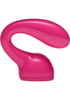 Wand Essentials Deep Glider Curbed G-Spot Attachment - Pink