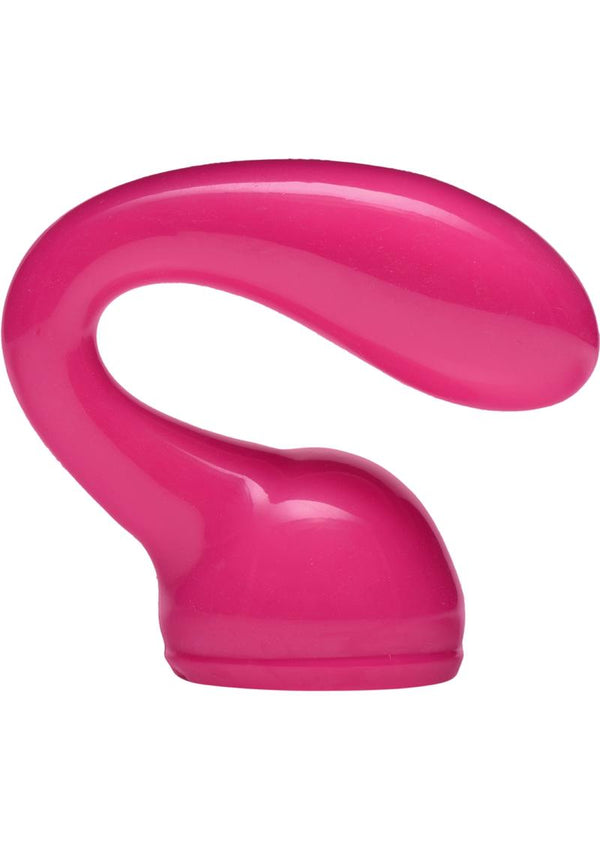 Wand Essentials Deep Glider Curbed G-Spot Attachment - Pink