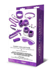 WhipSmart Fuzzy Collection Bondage Kit - Purple