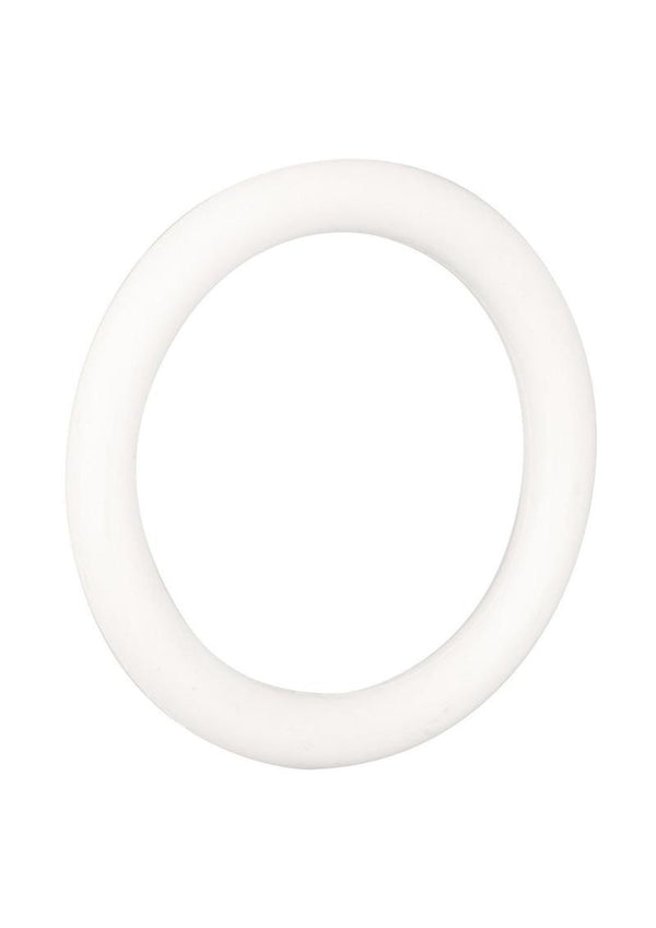 White Rubber Cock Ring