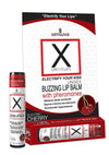 X On The Lips Buzzing Lip Balm with Pheromones Electric Cherry Flavor - .75oz