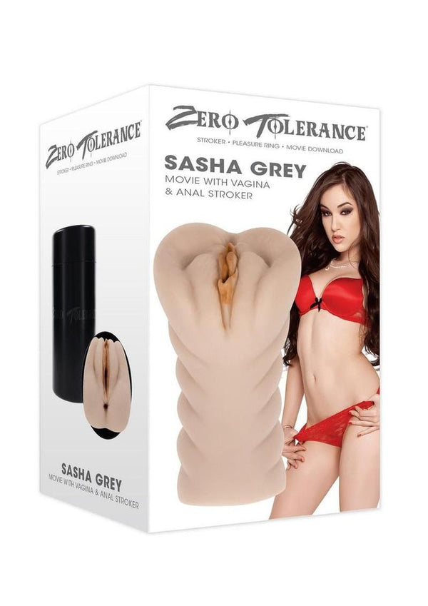 Zero Tolerance Sasha Grey Movie Download with Vaginal and Anal Stroker - Vanilla