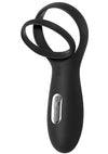 Zero Tolerance The Rechargeable Silicone Torpedo Vibrating Cock Ring - Black